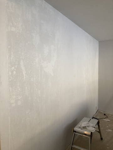 Wall before